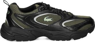 Lacoste mesh-panelled sneakers - Black