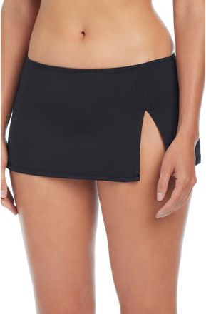 Bleu Rod Beattie Skirted Hipster Bikini Bottoms in Black at Nordstrom, Size 14