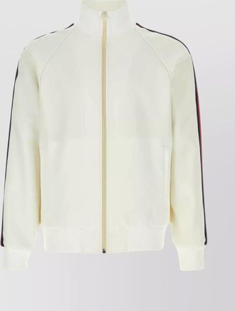 Gucci high collar drill bomber jacket