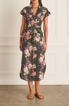 Aqua Blu Australia Button Up Camilla Dress in Black at Nordstrom, Size Xx-Large