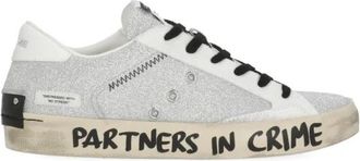 Crime London Distressed Sneakers - Dames - Sneakers - Grijs - 38 EU - Leer - Schoenen