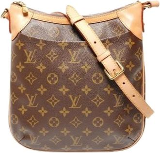 Louis Vuitton Pre-owned Cross Body Bags, female, Brown, Size: ONE SIZE Pre-owned Vintage Canvas Cross Body Bag
