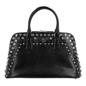 Prada Pre-owned Handbags, female, Black, Size: ONE SIZE Pre-owned Vintage Handbag