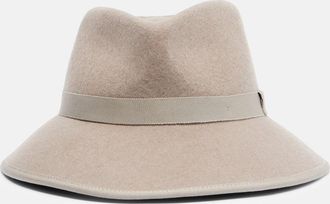 Max Mara Locusta wool felt fedora hat