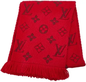 Louis Vuitton Pre-owned Zijden Sjaal - Dames - Vintage Accessoires - Rood - ONE Size - Vintage
