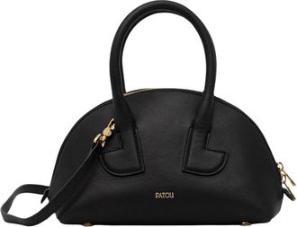 Patou Bowling Bag - Dames - Handtassen - Zwart - ONE Size - Leer - Tassen