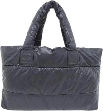 Chanel Pre-owned Coco Cocoon Nylon Bag - Dames - Vintage Shopper - Zwart - ONE Size - Nylon - Vintage