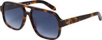 Off-white Off White Unisex-zonnebril voor volwassenen van het merk Forks (Havana)