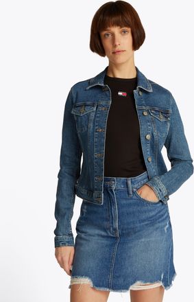 Tommy Jeans Jeansjacke »VIVIANNE SKN JACKET EXT BI8130« in Grossen Grössen