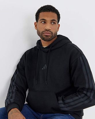 adidas 3 Stripes Fleece Hoodie