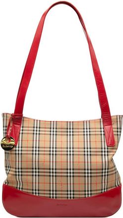 Burberry Pre-owned Burberry Haymarket Check Canvas Tote Ladies Y1OIT4BVWD05D217