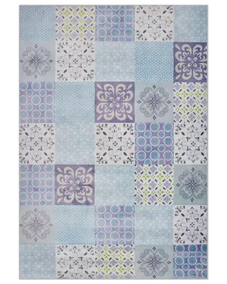 Beliani Beliani - Tappeto Patchwork Mosaico Multicolore 160 X 230 Cm Inkaya
