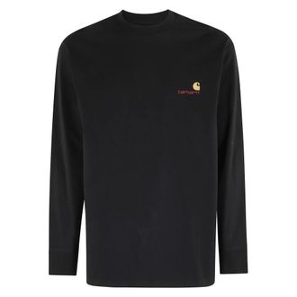 Carhartt Work in Progress Hombre, Camisetas, Negro, Talla: M