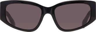 Balenciaga Grey Cat Eye Ladies Sunglasses BB0475S 001 56