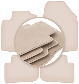OEM Alfombrillas Premium Beige Para: Hyundai Ioniq Electric Crossover 2016