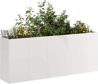 vidaXL Jardinera 200x40x80 Cm Acero Inoxidable Vidaxl