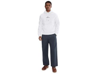 Polo Ralph Lauren Logo Double-Knit Hoodie Mens Clothing White : 2XL, Cotton/Polyester