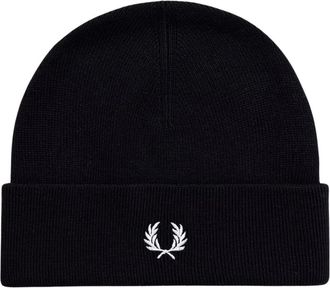 Fred Perry Beanies - Heren - Hoeden - Blauw - ONE Size - Accessoires