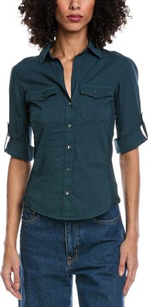 James Perse Contrast Panel Shirt