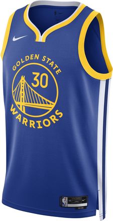 Nike Golden State Warriors Icon Edition Nike Mens Dri-FIT NBA Swingman Jersey in Blue | DN2005-401
