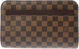 Louis Vuitton Pre-owned Clutches, male, Brown, Size: ONE SIZE Pre-owned Clutch bag