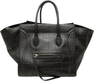 Celine Pre-owned Phantom Luggage Tote - Dames - Vintage Shopper - Zwart - ONE Size - Leer - Vintage