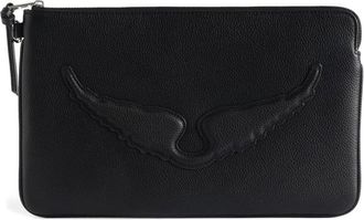Zadig&Voltaire Angel Pouch Grained Leather