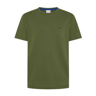 Sun 68 T-shirt Piquet S/S - male - Sun68 - T-Shirts - Green - 2XL - Tops