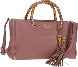 Gucci Pre-owned Handbags, female, Pink, Size: ONE SIZE Pre-owned Vintage Handbag