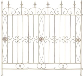 Clp Clp - Reja De Jard&iacute;n Mangold En Metal Crema Antiguo
