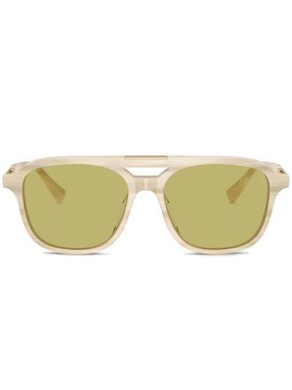 Brunello Cucinelli Occhiali da sole Sartorial Sunset - Giallo