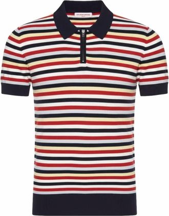 Orlebar Brown Mens Mina Boca Stripe Polo In Multicolor