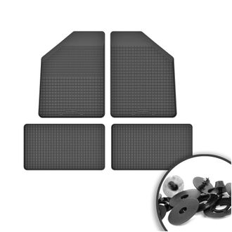 OEM Alfombrillas De Goma + Topes Para: Chrysler Grand Voyager Iii De 7 Plazas (2000-2008)