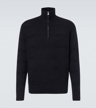 Allude Cotton and cashmere turtleneck sweater