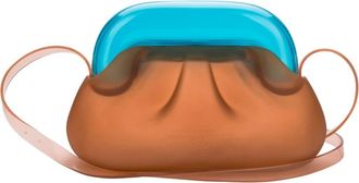 Melissa Glass Jelly Shoulder Bag in Orange/Blue at Nordstrom