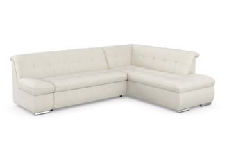 Domo Collection Ecksofa »Mona L-Form« wahlweise mit Bett- und Armlehnfunktion