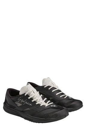 Yohji Yamamoto Gender Inclusive Adizero RC6 Running Shoe in Black/Black/White at Nordstrom, Size 12.5 Womens