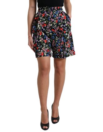 Dolce & Gabbana Bloemenprint Hoge Taille Shorts