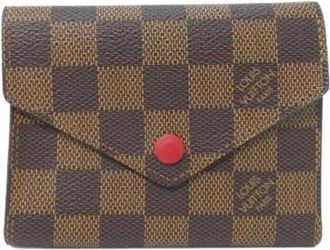Louis Vuitton Pre-owned Canvas Portemonnee - Dames - Vintage Accessoires - Bruin - ONE Size - Vintage