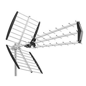 Trade Shop Trade Shop - Antenna Tv Uhf Dvb-t Digitale External 28 Db Hd 43 Elementos Dq-655