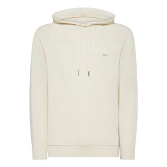 Sun 68 Heren, Sweatshirts & Hoodies, Beige, Maat: XL Wol