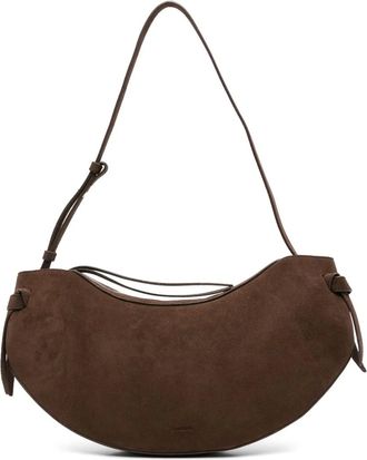 Yuzefi Borsa a spalla Fortune Cookie grande - Marrone