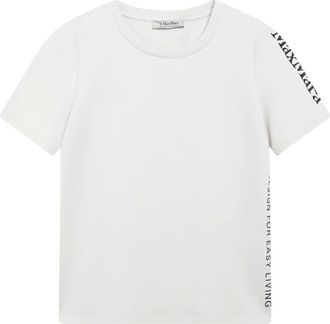Max Mara Mujer, Camisetas, Beige, Talla: L