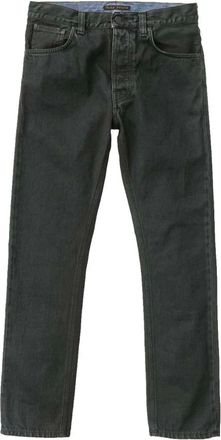 Nudie Jeans Heren, Jeans, Zwart, Maat: W30 Katoen