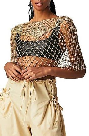 Saachi Beaded Capelet in Gold at Nordstrom Rack