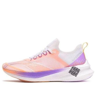 Li-Ning (WMNS) Li-Ning FeiDian Challenger White Orange Purple ARMR012-1