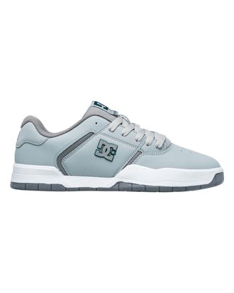DC Sneaker DC SHOES Central, Herren, Gr. 6,5(38,5), blau (grau, grau, blau), Obermaterial:Obermaterial: Leder / Futter: Textil / Aussensohle: Gummi;, Sch