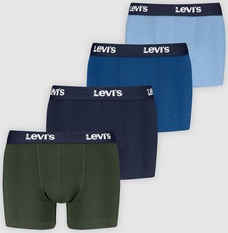 Levi's Repeat Logo Boxer Brief 4 pack - Mens - L - Blue
