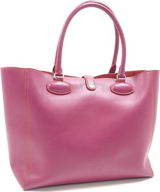 Loewe Pink Leather Tote Bag (Pre-Owned)