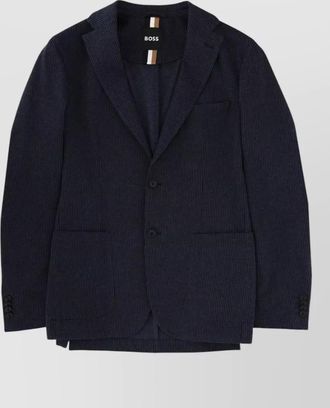 HUGO BOSS cotton blend blazer